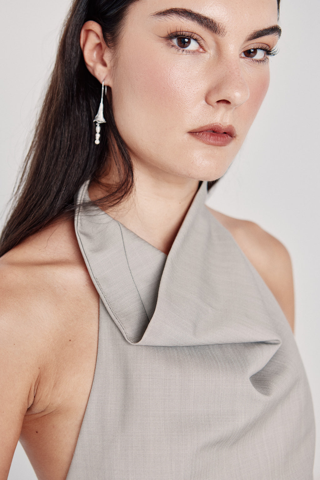 Folded Halter Top