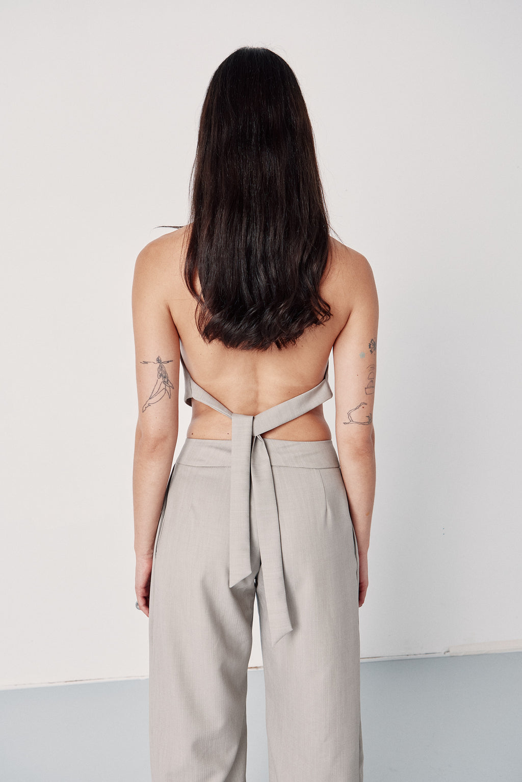 Folded Halter Top