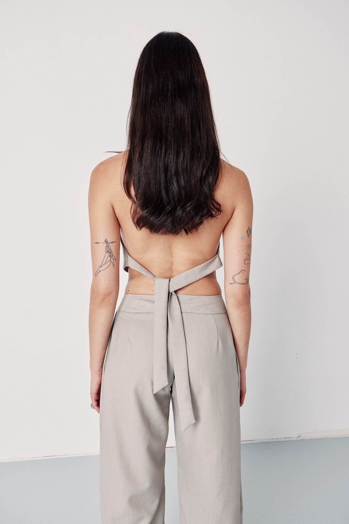 Folded Halter Top